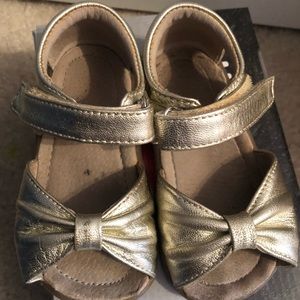 Gold See kai run shoes